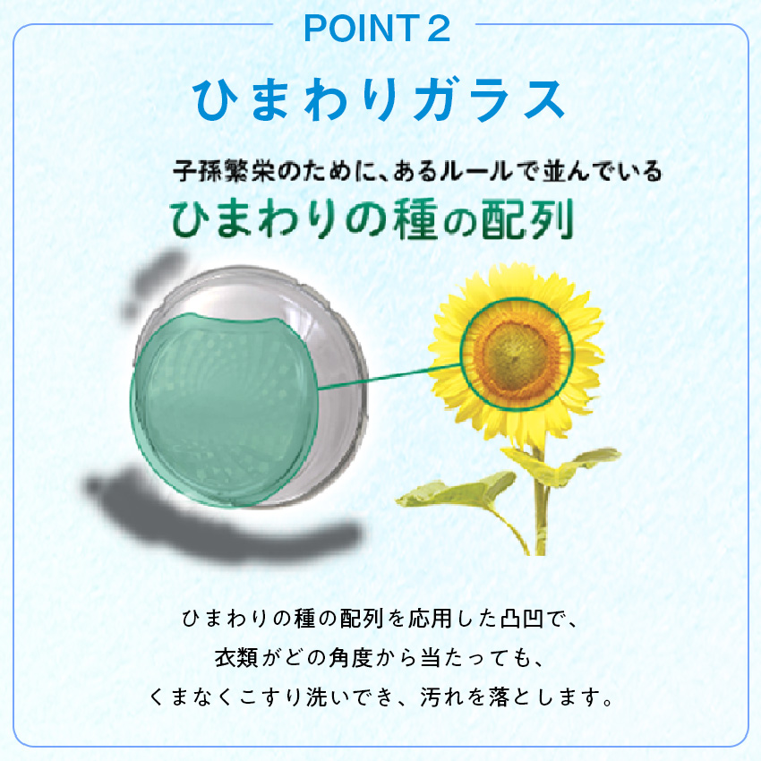 POINT2 ひまわりガラス