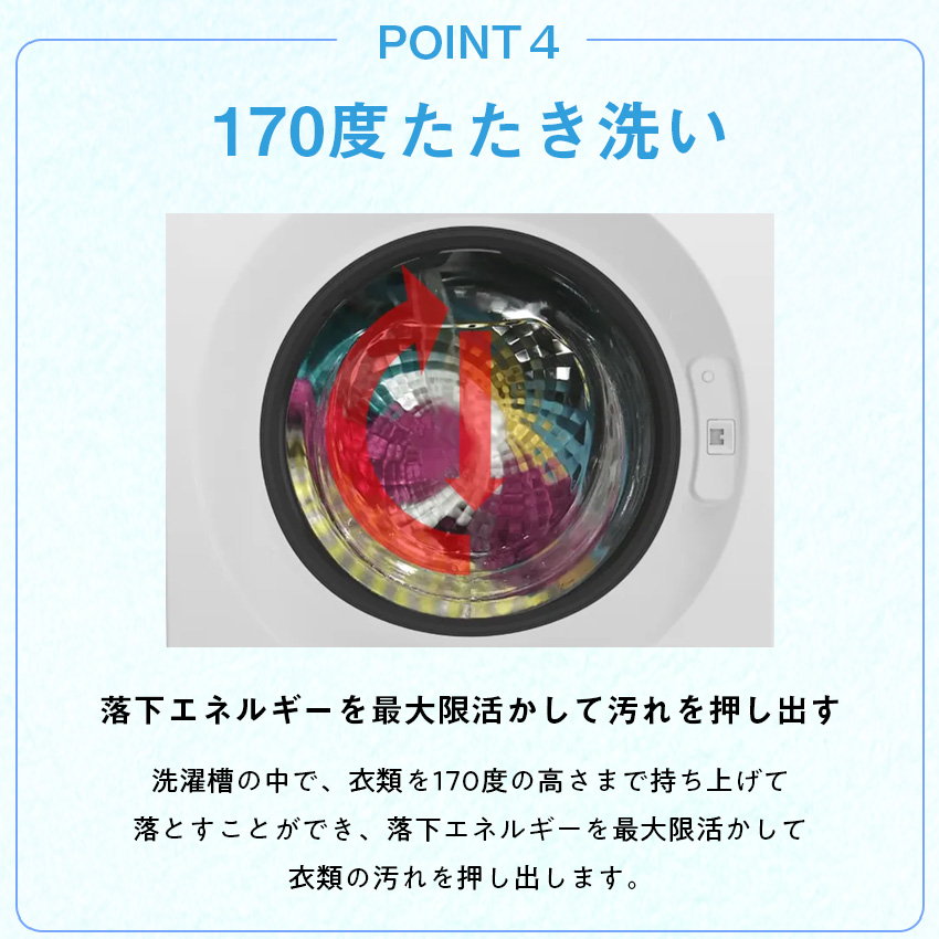 POINT4 170度たたき洗い