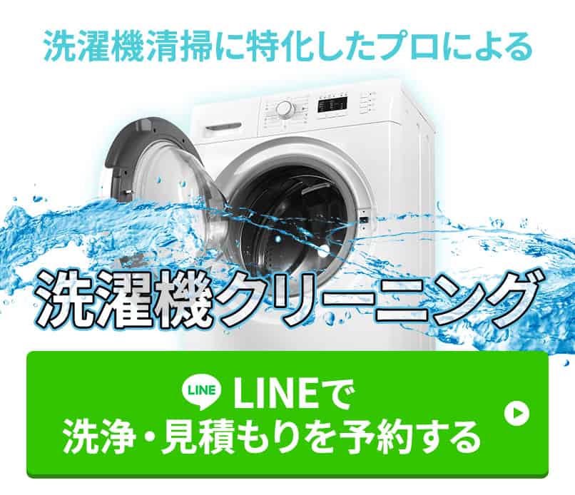 洗濯機清掃に特化したプロによる洗濯機クリーニング
